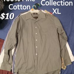 Mens Long  Sleeve Button Down Dress Shirts From A Smoke And Pet Free Home All In Great Condition   