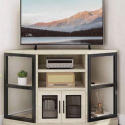 Tv Stand- Entertainment Center with Storage & Power Outlet 
