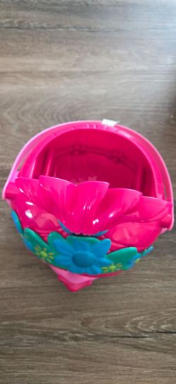 Poppy Troll trick or treat bucket pink cute halloween