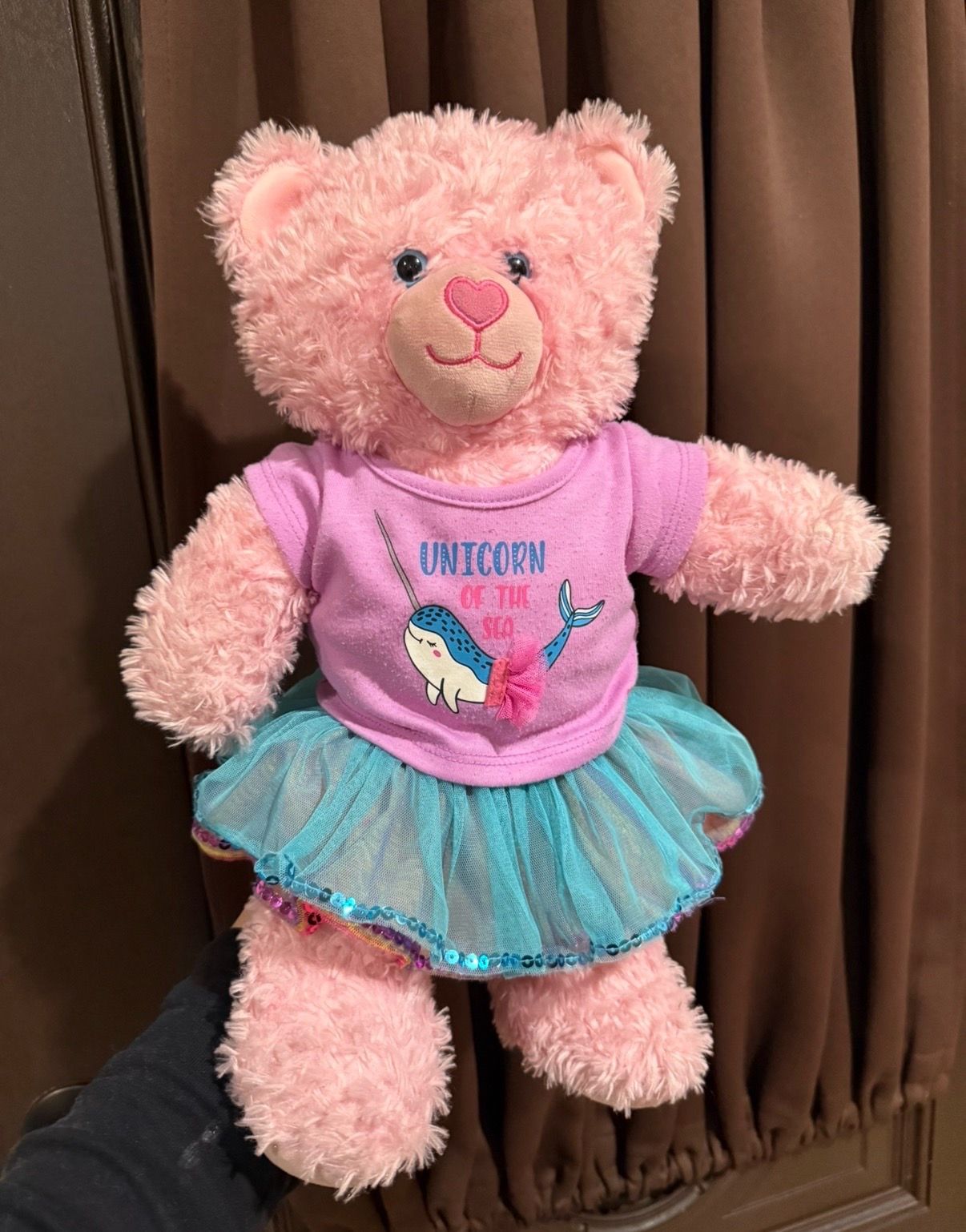 Pink build a bear plushie