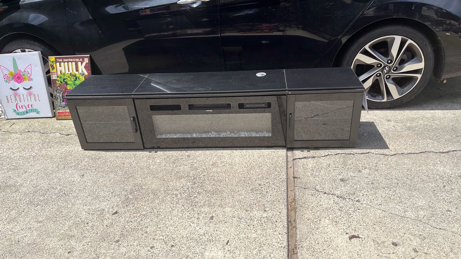 70 Inch Fireplace Tv Stand