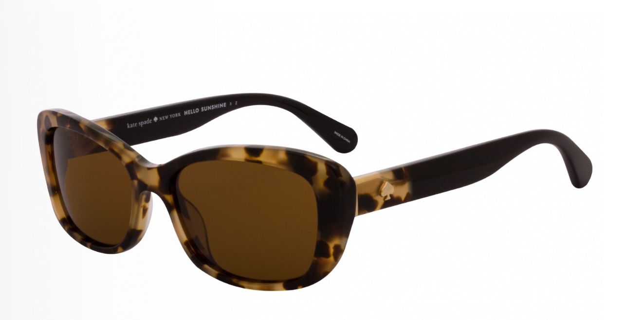 Kate Spade Women's Sunglasses Havana Black Cat Eye Full Rim Claretta/P/S 0581 00