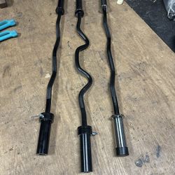 New Olympic Curl Bars -  $50 Each 