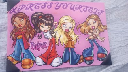 BRATZ DOLLS CANVAS WALL ART