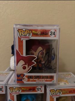 Autographed GOKU (SUPER SAIYAN GOD)