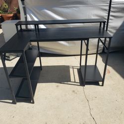 Desk With Charging Station
