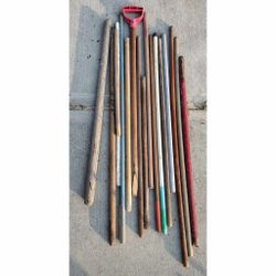 17 Various Items that can be used as Wooden Dowels, Stakes, For Gardening, Masonry Support, etc.  Many various uses.