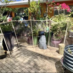 Aluminum Mesh Pool Safety Barrier Panel: 15’W x 4.5’ H-$10 Each