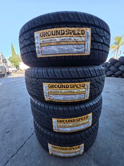4 NEW TIRES GROUNDSPEED 215/60/16