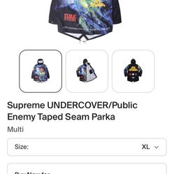 Supreme x Public Enemy Fear Of A Black Planet Jacket