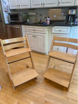 2 Tripp Trapp Stokke High Chairs