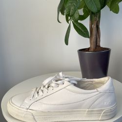 Madewell MWL Sidewalk Sneakers White Leather Casual Lace Up 2 | Women 8.5