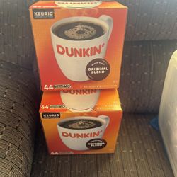 88 pods Keurig of Dunkin Donuts original blend medium roast coffee and *more*
