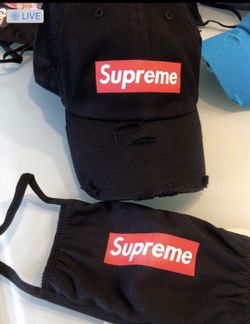 Supreme Customized hat and Mask $60