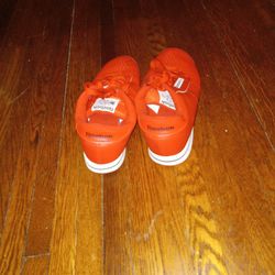 Red REEBOK Tennis Shoes