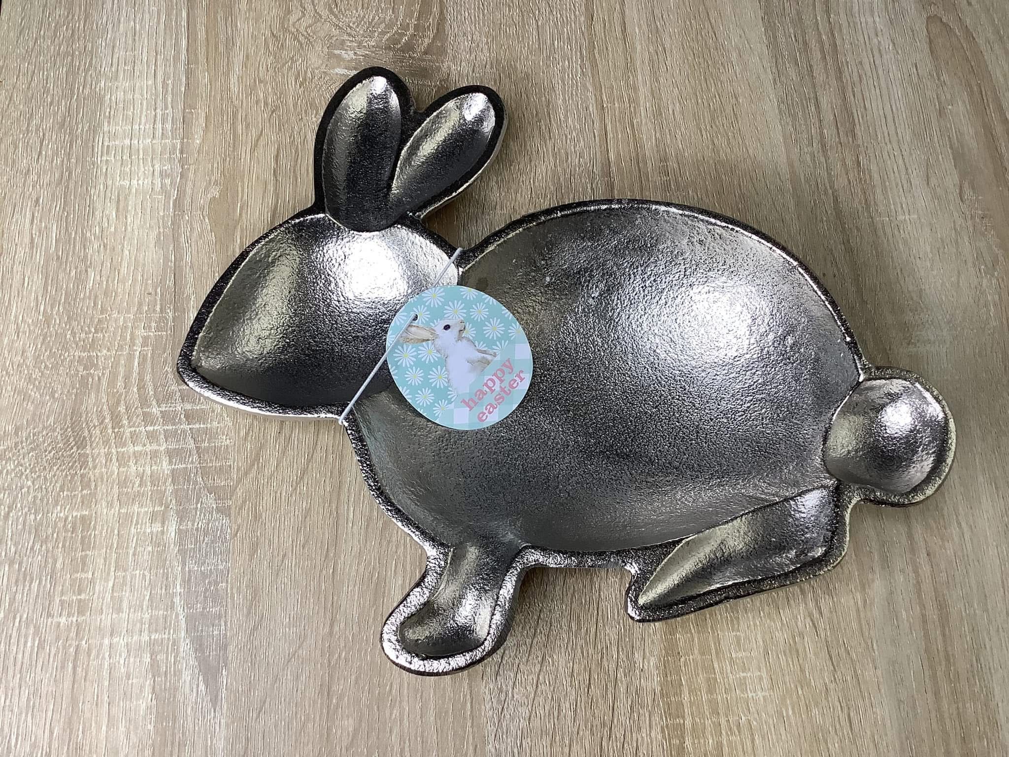 New Easter Bunny Metal Tray $10