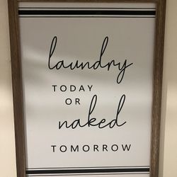 Laundry Sign 