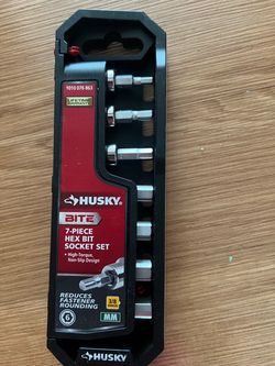 Husky Bite 7-Piece Hex Bit Socket Set