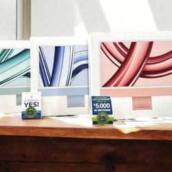 MQR93LL/A Apple iMac 24” all in one m3 chip 8gb 256gb 2yr warranty 