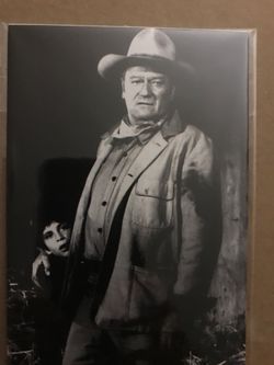John Wayne in a 4” x 6” photo