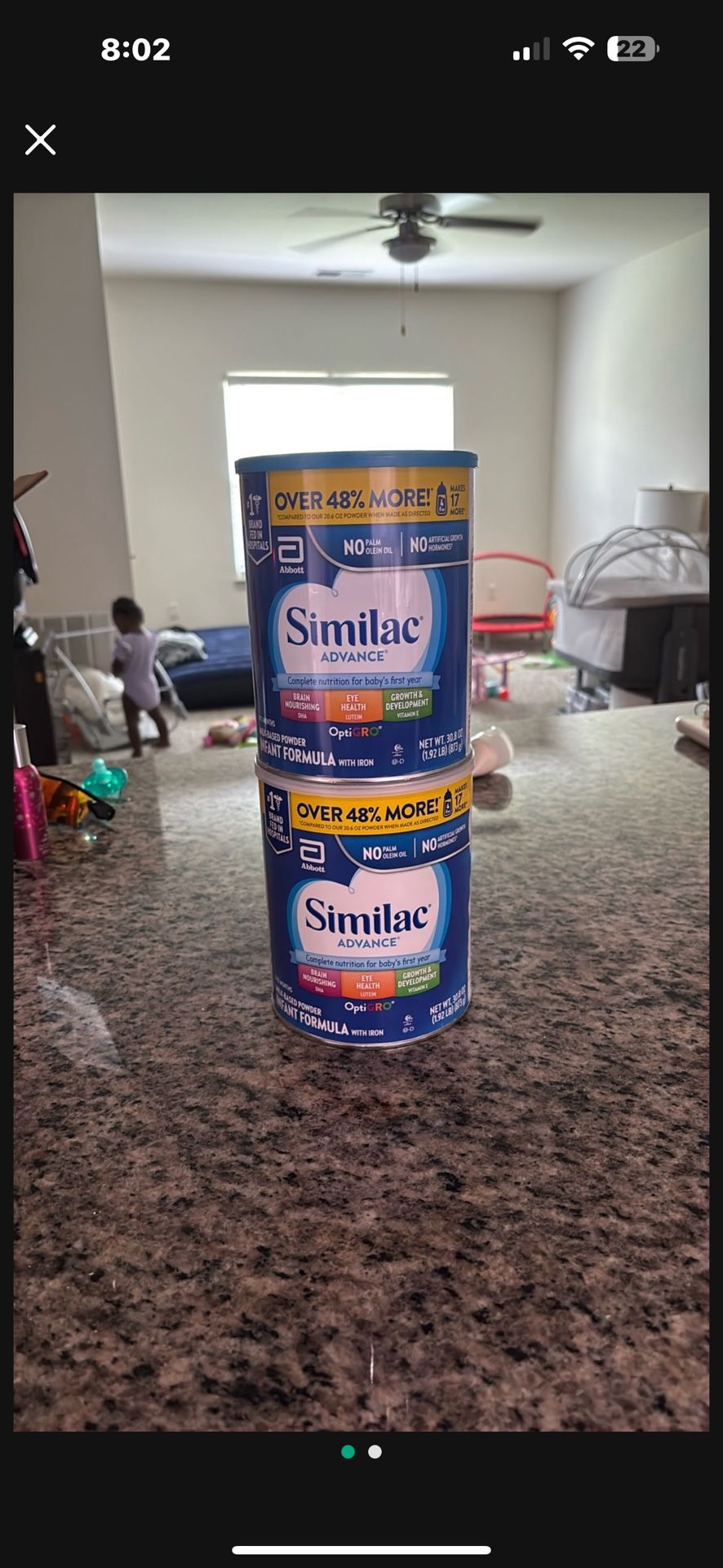 Similac Advance Baby Formula 