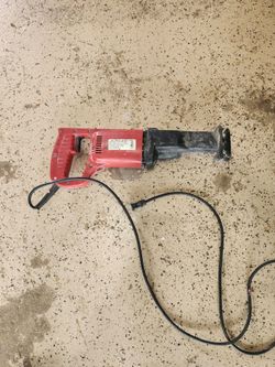 Tool Shop JHF-115 Reciprocating Saw 5.5 Amp 0-2400 SPM – Tested & Working