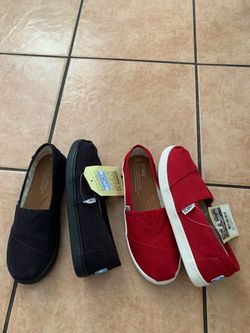 TOMS slip-on, each pair $24