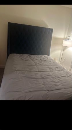 Queen bed set and couch for sale