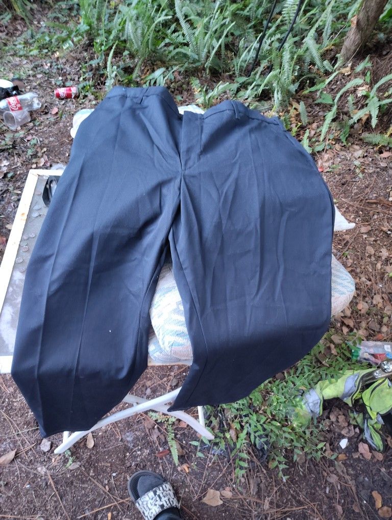 2 Brand New Pair Of Navy Blue Work Pants