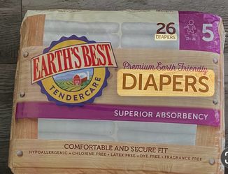 Earth's Best TenderCare Diapers Size 5, 26 Count