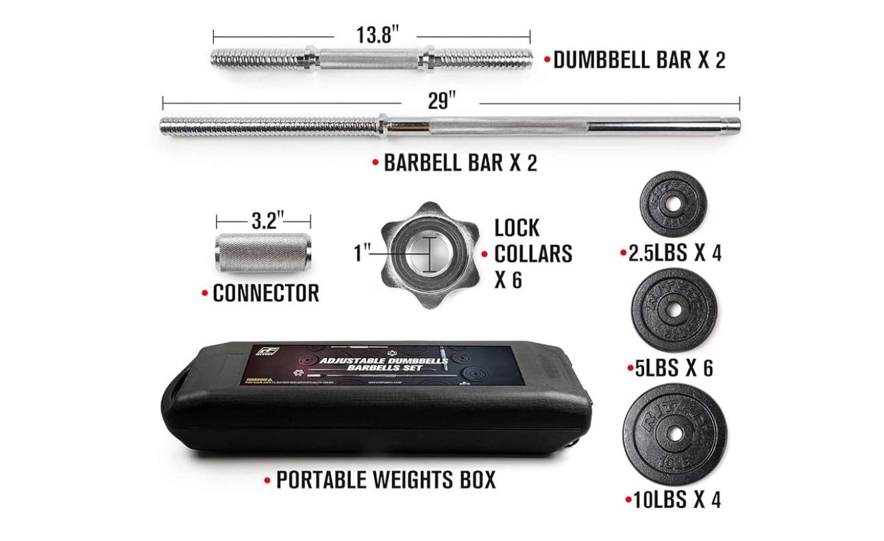 RitFit Adjustable Dumbbell Set