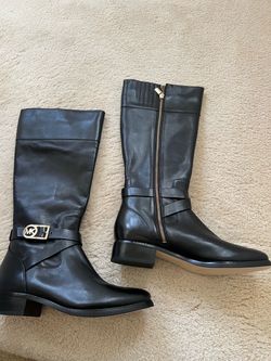 MK- KORS RIDING BOOTS. SIZE 9.5