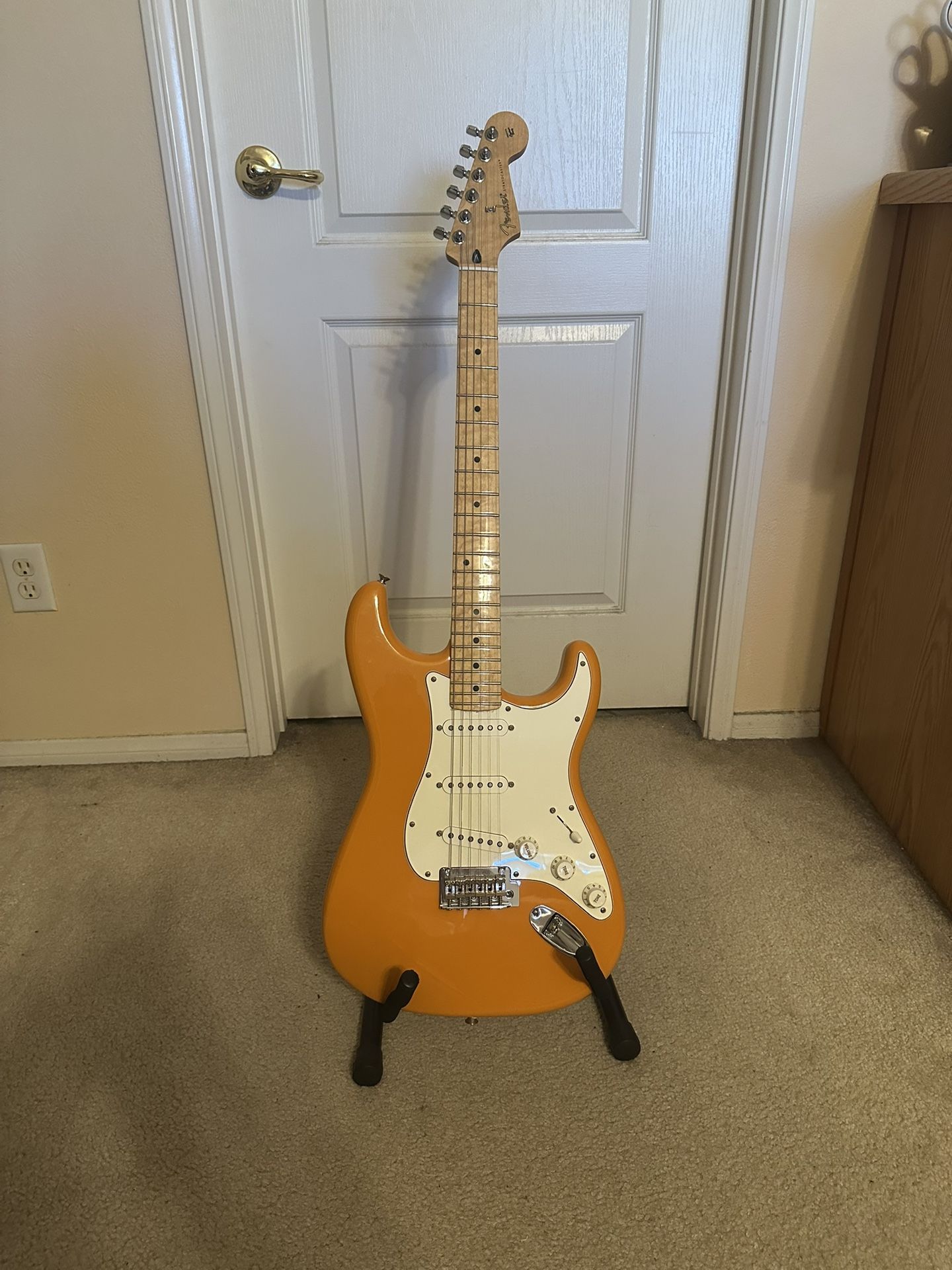 Fender Stratocaster Electric Guitar Orange