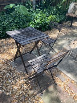 IKEA TÄRNÖ Bistro Set patio furniture table chairs set