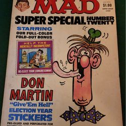 Vintage MAD Magazine Super Special #20 1976