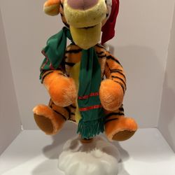 VTG Telco Disney Talking Bouncing Tigger Animated Christmas 🎄 Winnie the Pooh