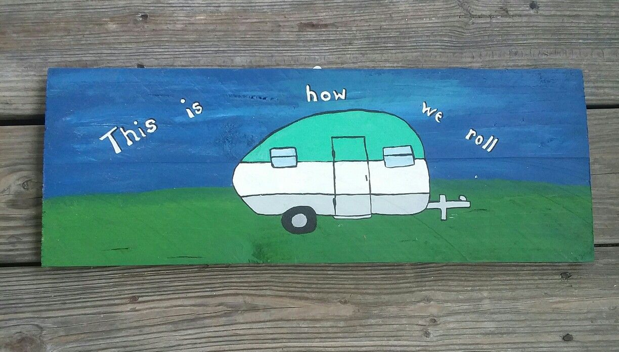 Camper sign