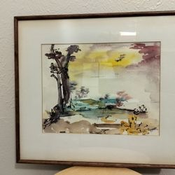Signed Painting by Ruth Sipper (Israel)