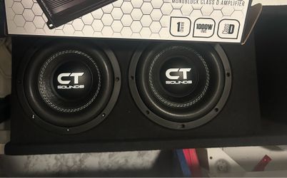 CT Sounds Empty subwoofer box 8’