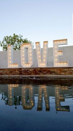 Party decor, love letters