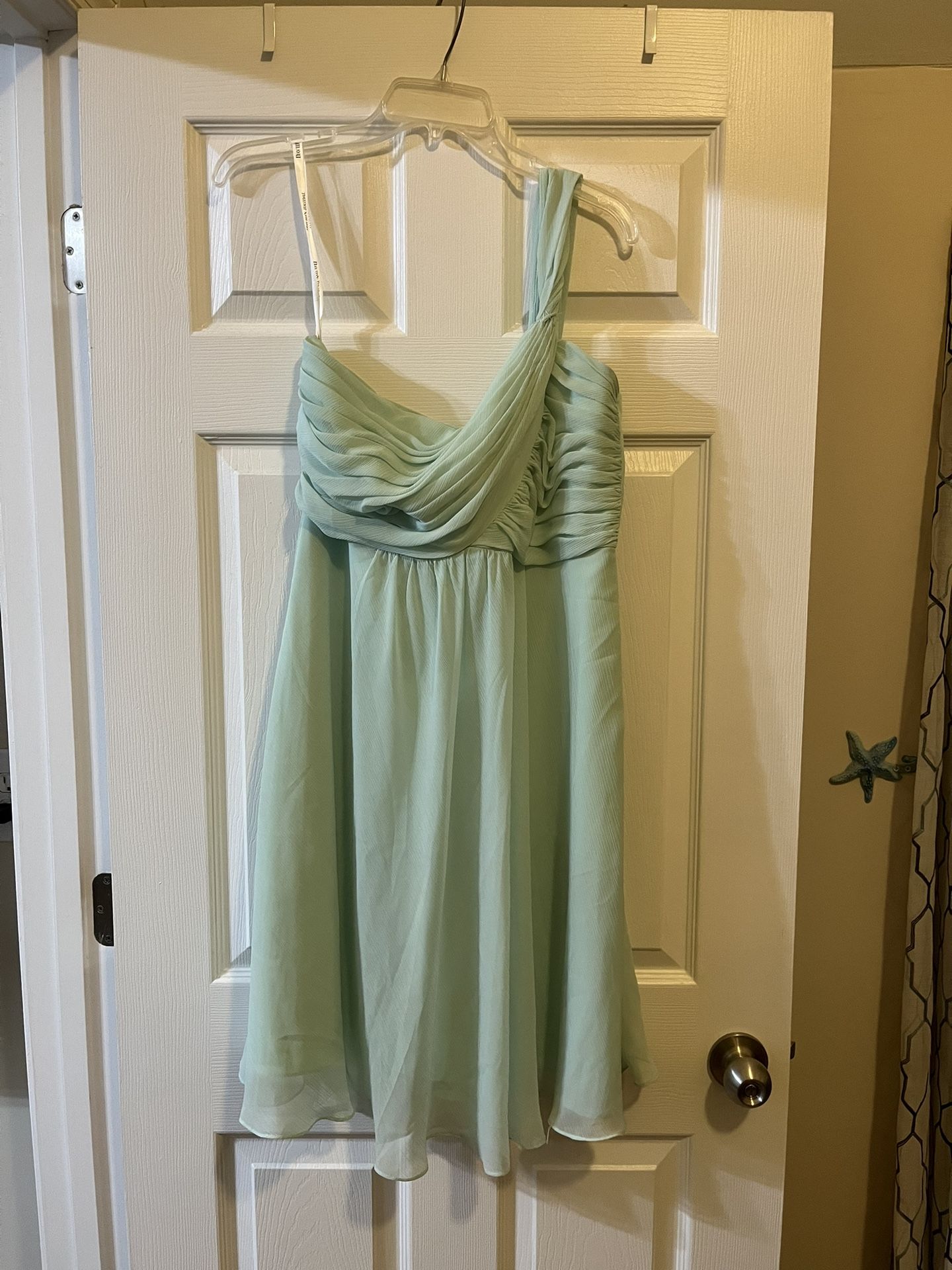 David’s Bridal Mint Bridesmaids Dress Size 12