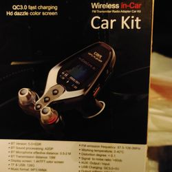 NEW FM Wireless Transmitter In Car Kit