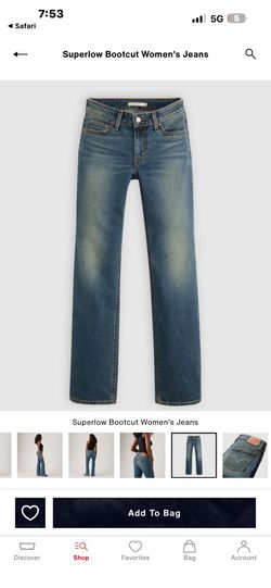 Levi Superlow Bootcut Jeans