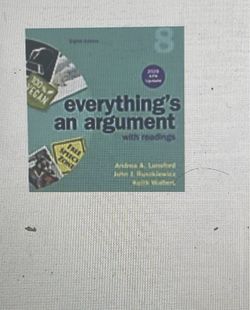 Everything An Argument 