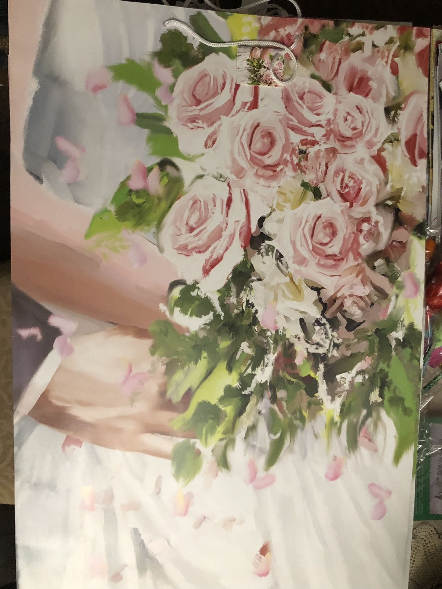 Jumbo Wedding Gift Bag 30x28x6. $7.00