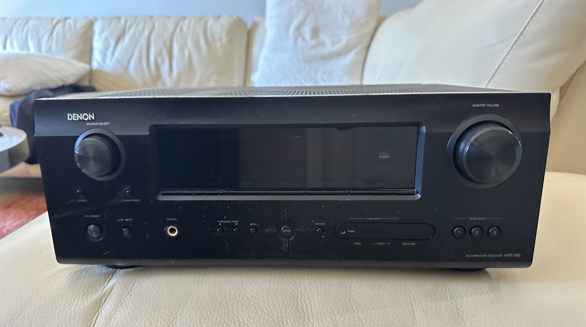Denon Receiver, Pioneer Receiver  and Bose Speakers