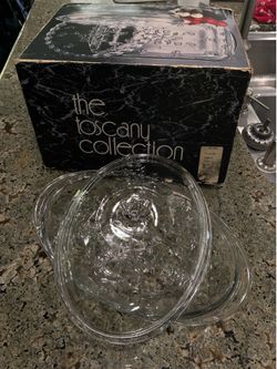 Savannah" 4-Piece Crystal Oven Set