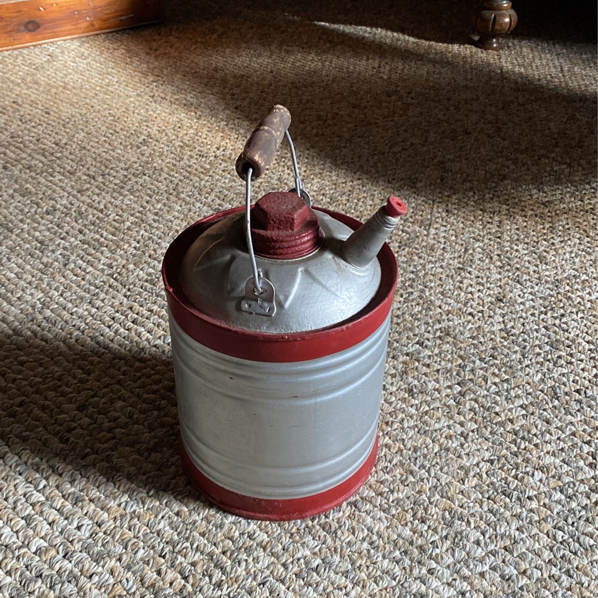Galvanized Vintage Kerosene Can