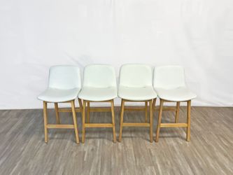 ( Delivery Available ) Rove Concepts Aubrey White Counter Stools