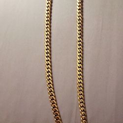 160g Salida Cadena Cubana Oro 10k